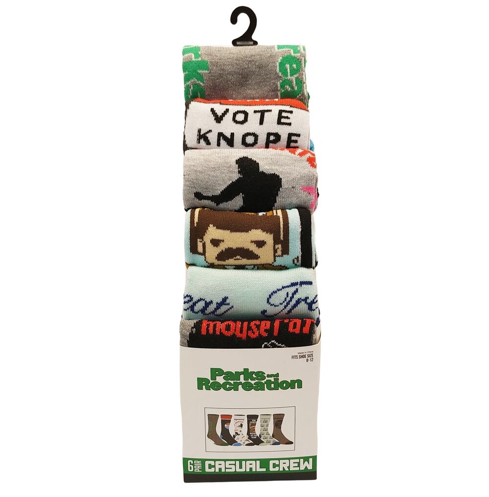 Parks And Recreation Socks-6 Pairs